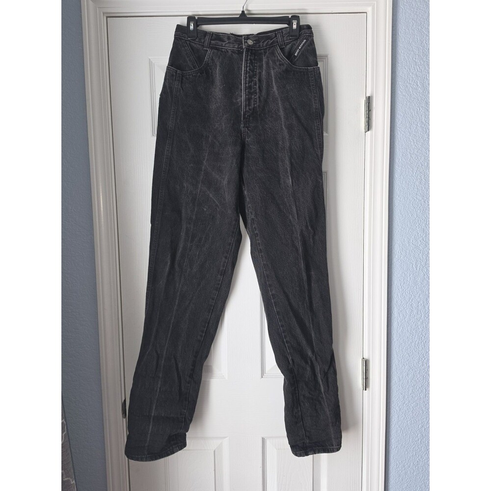 Vtg Rockies Rocky Mountain Jeans Women 13/14 Black HighRise Bareback Western 90s